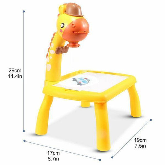LED projector drawing table for kids